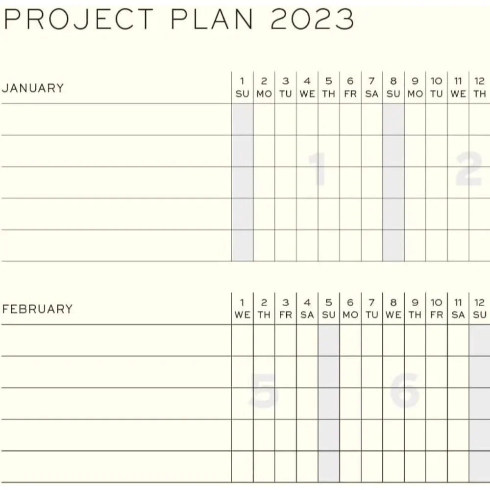 LEUCHTTURM1917 Weekly Planner Notebook Softcover Medium A5 2023 Anthracite Gray